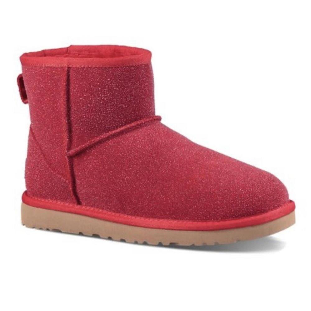 UGG Lipstick Red Classic Mini Serein Size 6 NWOB